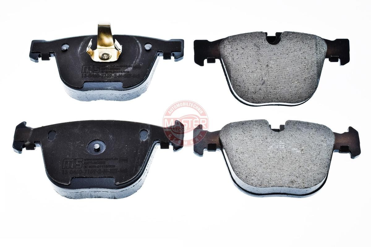 MASTER-SPORT 13046071692N-SET-MS Brake pad set Rear Axle, prepared for wear indicator, excl. wear warning contact, with anti-squeak plate