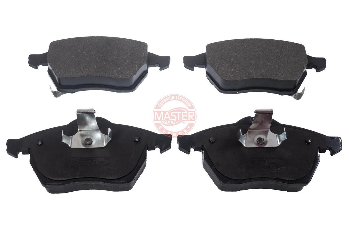 MASTER-SPORT 13046071732N-SET-MS Brake pad set Front Axle, with acoustic wear warning, without integrated wear warning contact, with anti-squeak plate