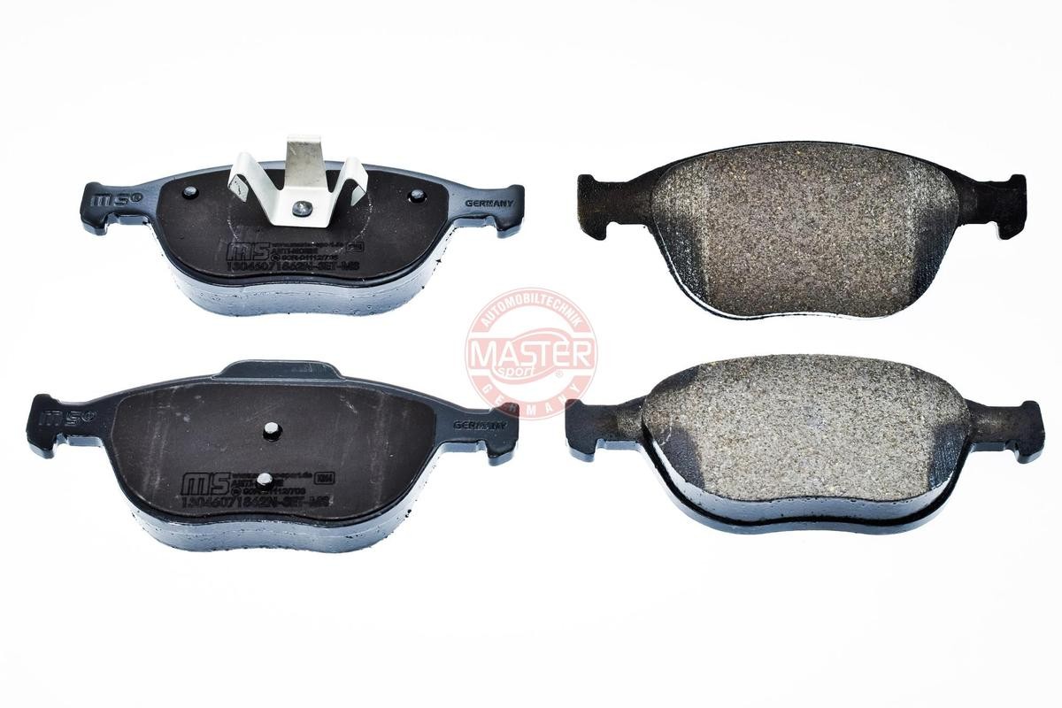 MASTER-SPORT 13046071862N-SET-MS Brake pad set Front Axle, excl. wear warning contact, not prepared for wear indicator, with anti-squeak plate