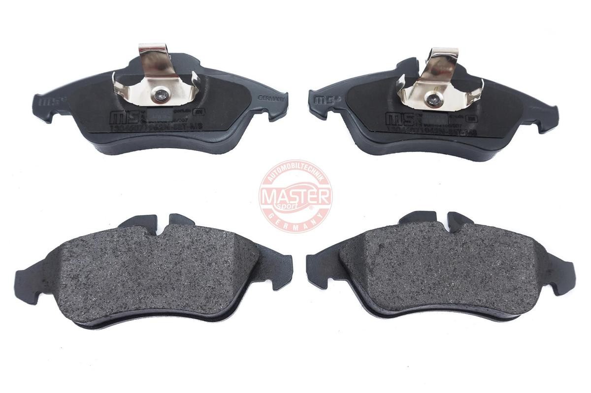 MASTER-SPORT 13046071962N-SET-MS Brake pad set Front Axle, prepared for wear indicator, excl. wear warning contact, with anti-squeak plate