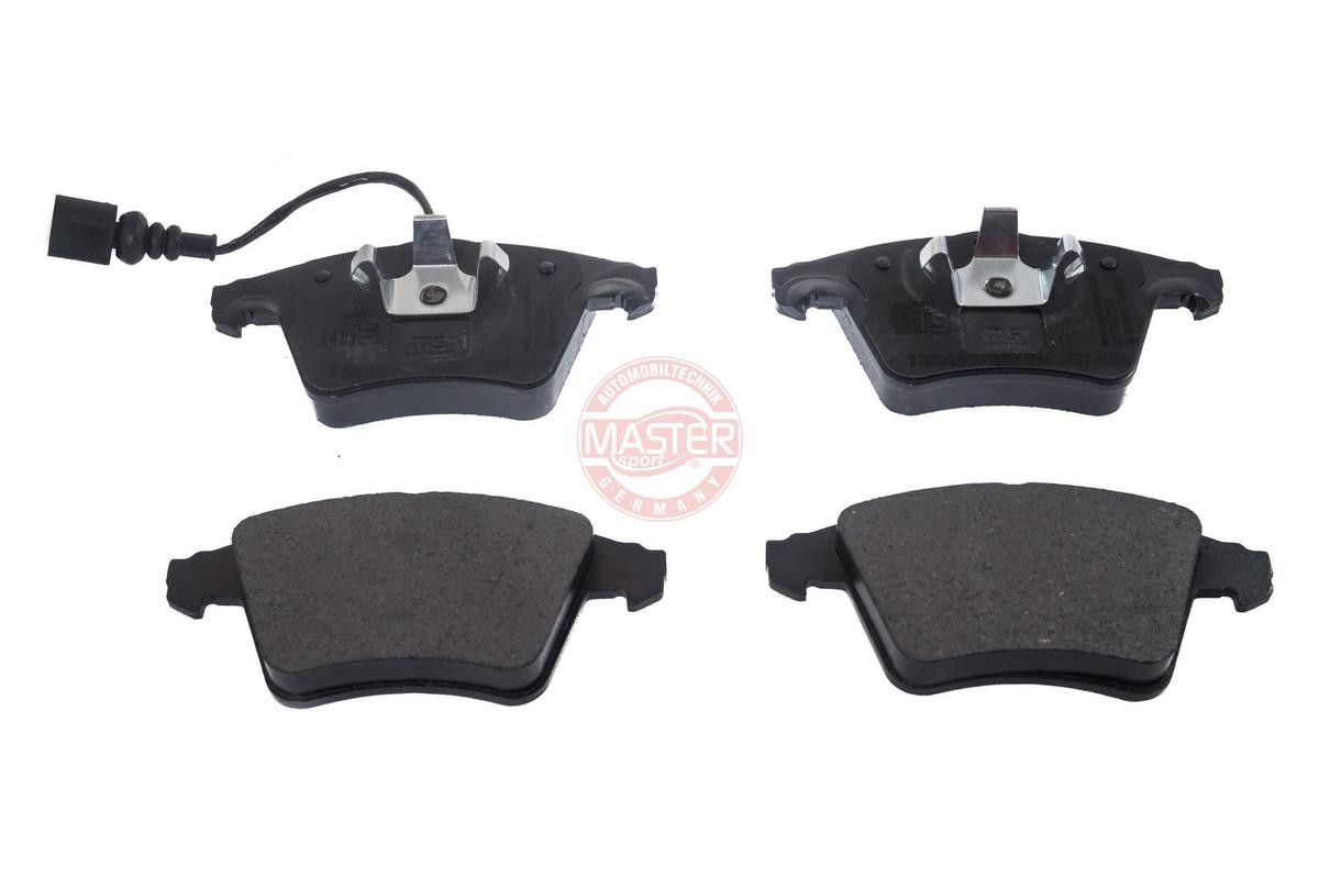 MASTER-SPORT 13046072362N-SET-MS Brake pad set Front Axle, incl. wear warning contact, with anti-squeak plate