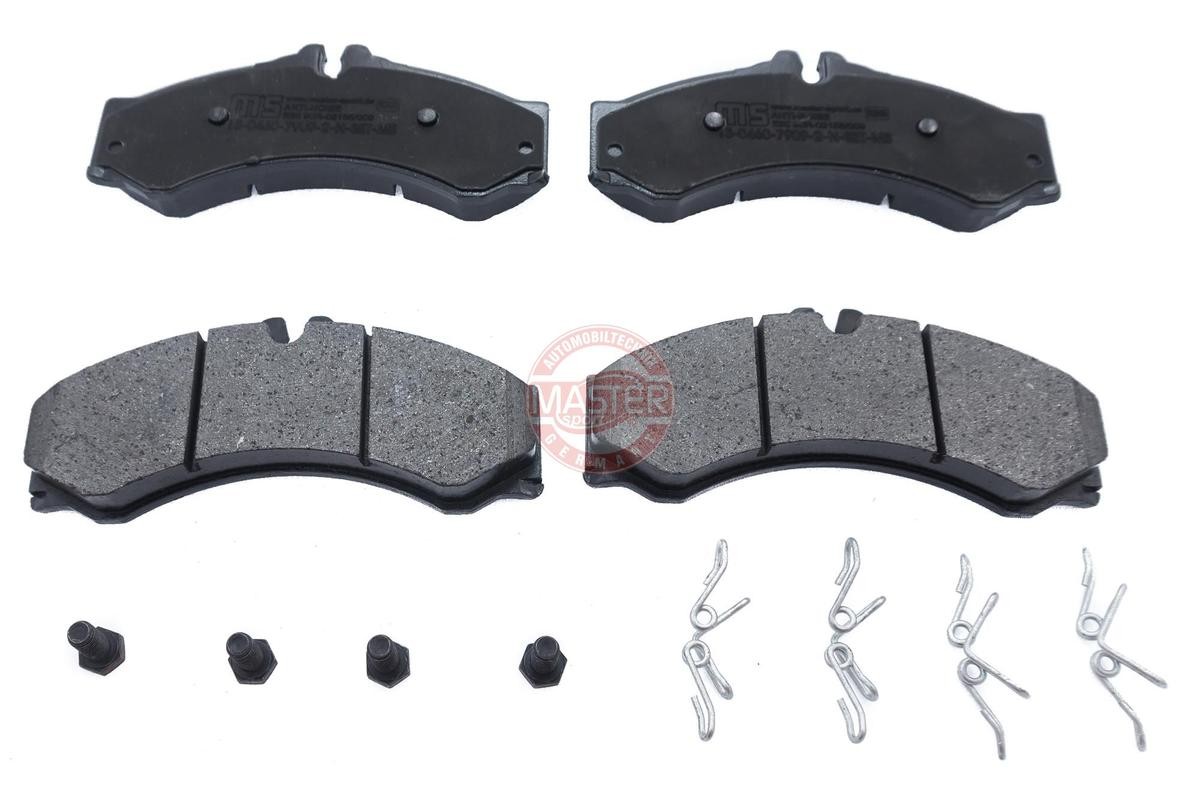 236079092 MASTER-SPORT Front Axle, prepared for wear indicator, excl. wear warning contact, with anti-squeak plate Height: 73,1mm, Width: 165mm, Thickness: 20,1mm Brake pads 13046079092N-SET-MS buy