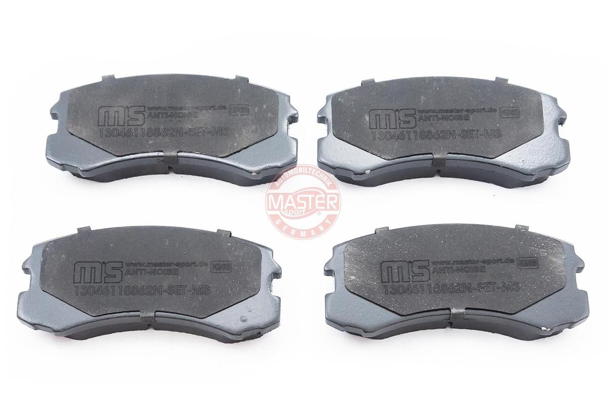 MASTER-SPORT 13046118862N-SET-MS Brake pad set Front Axle, with anti-squeak plate
