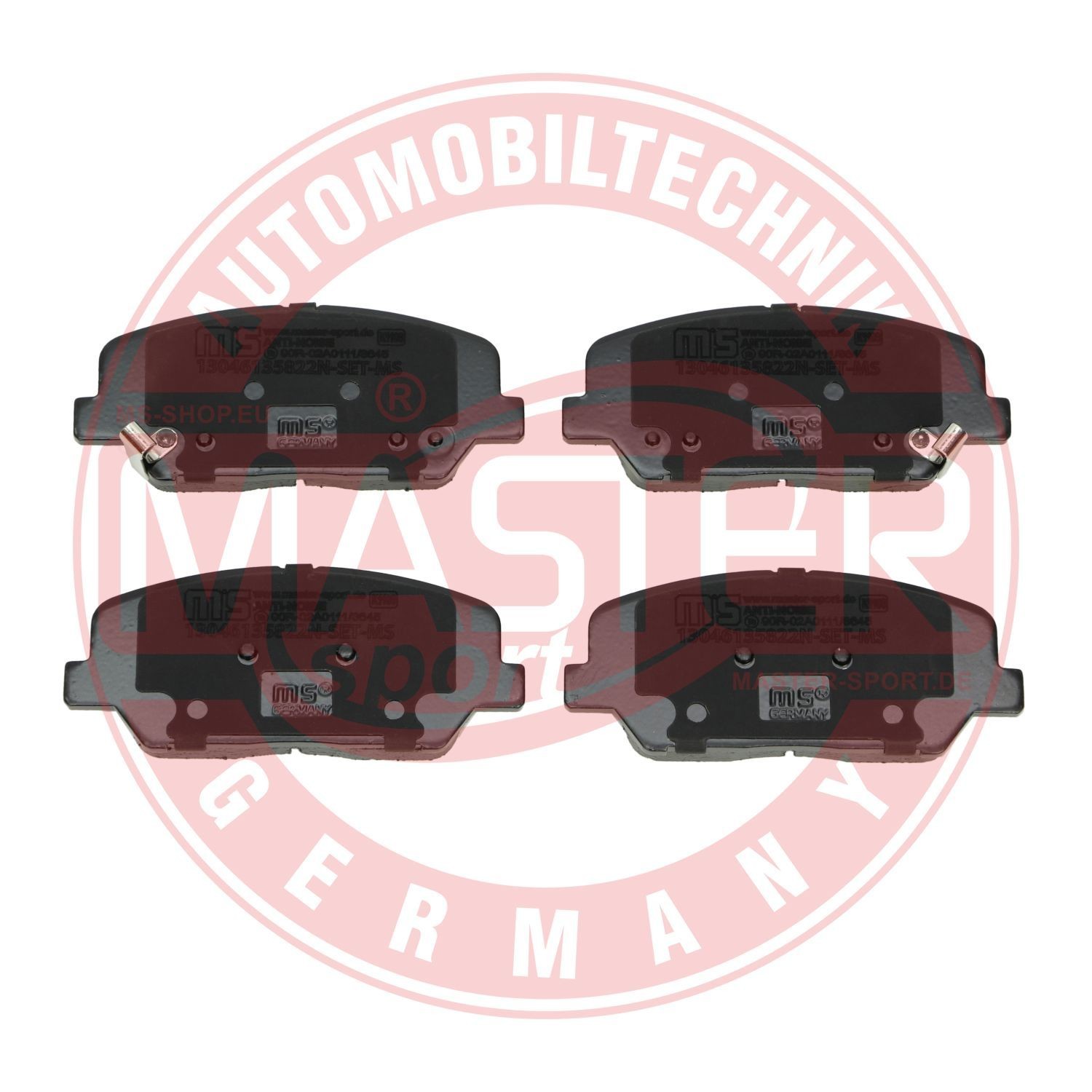 MASTER-SPORT Brake pad kit 13046135822N-SET-MS