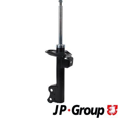 JP GROUP 1342102400 Shock absorber Front Axle, Gas Pressure, Twin-Tube, Suspension Strut, Top pin