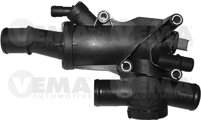 VEMA with thermo sender, with seal, with thermostat, Plastic, Front Axle Thermostat, coolant 13530 buy
