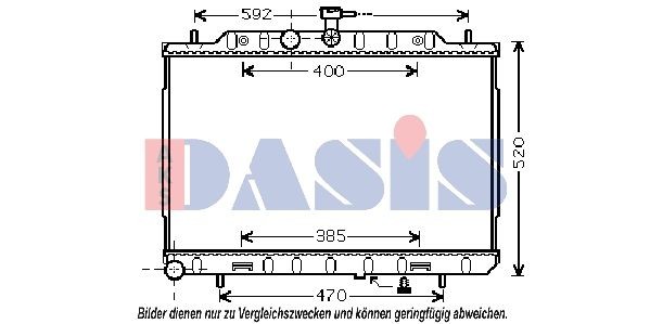 AKS DASIS 137100T Ladeluftkühler für MERCEDES-BENZ ACTROS LKW in Original Qualität