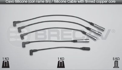 Volkswagen JETTA Spark plug cables 8979352 BRECAV 14.510 online buy