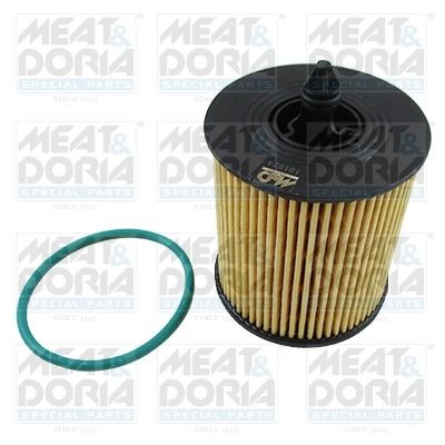 Original MEAT & DORIA Oil filter 14076 for OPEL ASTRA