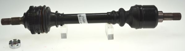 SPIDAN 21049 Drive shaft 630mm, with nut
