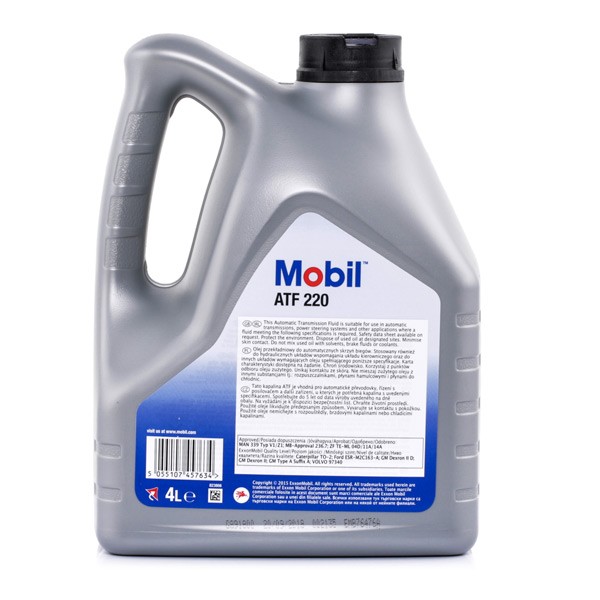 142837 Automatic transmission oil MOBIL # review and test