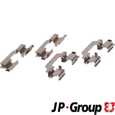 JP GROUP 1463650610 Brake pad fitting kit RENAULT CAPTUR 2016 in original quality