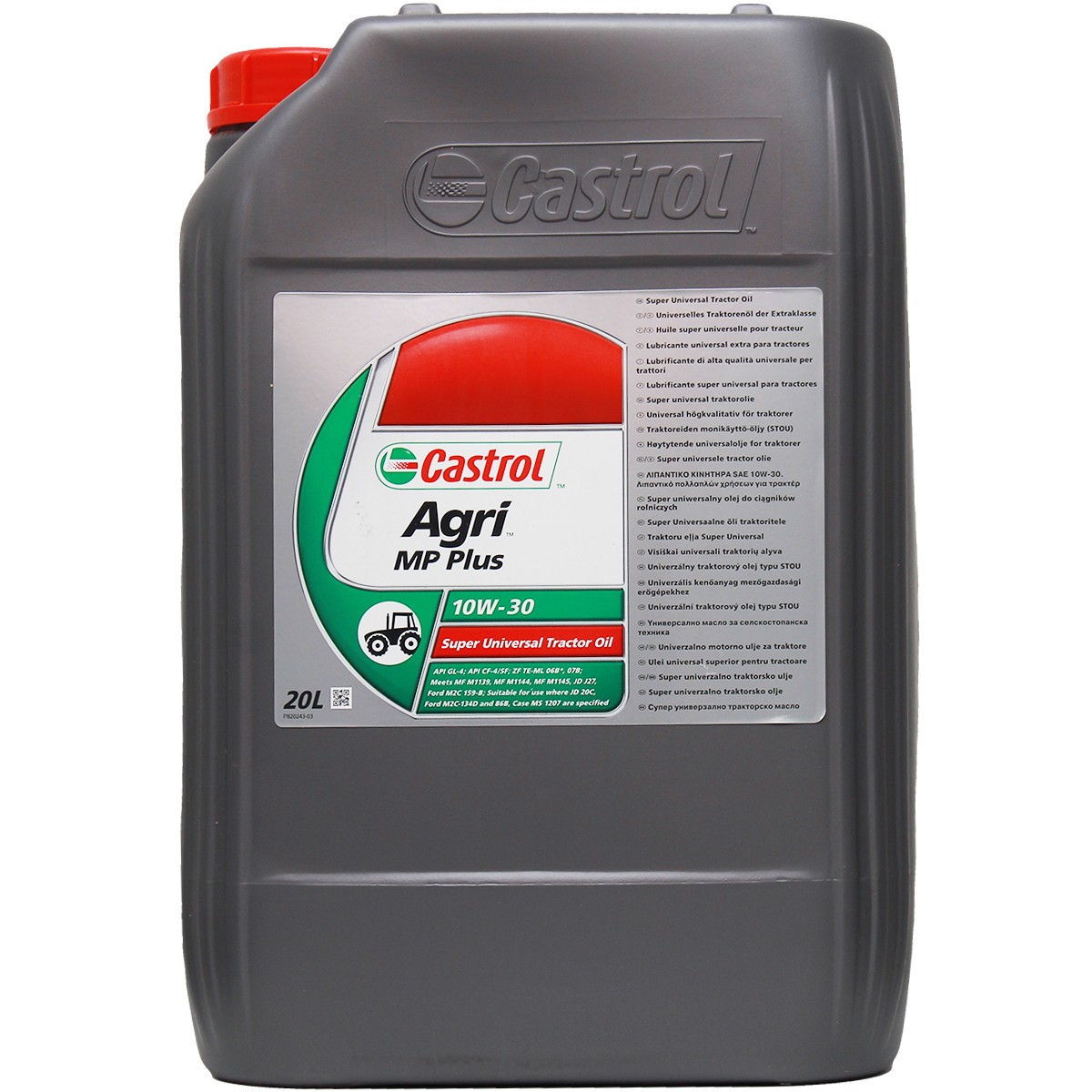 Auto Öl API GL4 CASTROL - 14A96D Agri, MP Plus