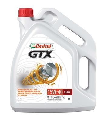CASTROL 15W-40 Oil 15W-40, 5l, Mineral Oil