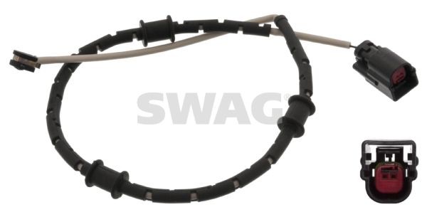 SWAG Front Axle Length: 590mm Warning contact, brake pad wear 15 94 7375 buy