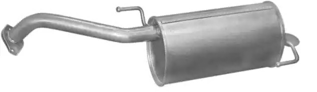 POLMO 15.239 Exhaust silencer NISSAN TRADE in original quality