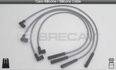 E2641 BRECAV 15.541 Ignition Cable Kit 1 086 380