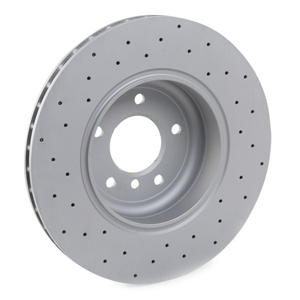 ZIMMERMANN 150.3461.52 Brake rotor 345x24mm, 6/5, 5x120, Externally Vented, Perforated, Coated, High-carbon