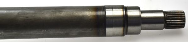 SPIDAN 24185 CV axle shaft 918, 370mm, with bearing(s), with nut