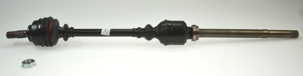 SPIDAN 24771 Drive shaft 950, 350mm, with bearing(s), with nut