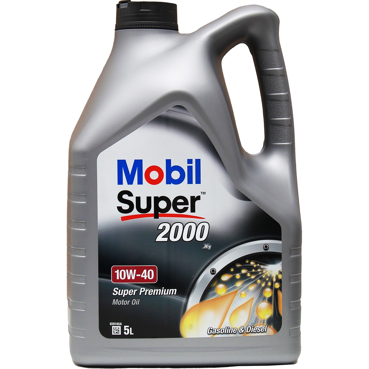 MOBIL Super, 2000 X1 150563 Engine oil 10W-40, 5l, Part Synthetic Oil