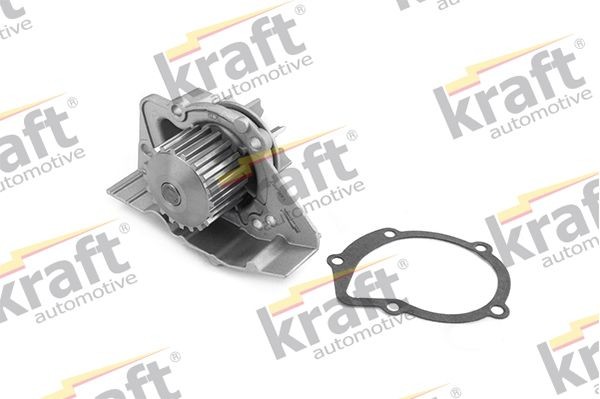 KRAFT 1505720 Water pump and timing belt kit 9431142021