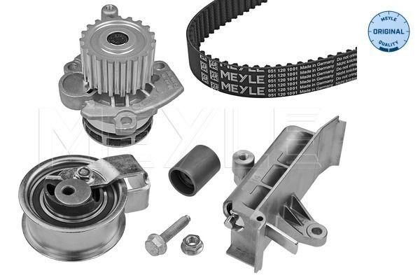 151 049 9002 MEYLE Timing belt kit with water pump VW with water pump, ORIGINAL Quality, Number of Teeth: 120 L: 1143 mm, Width: 30 mm