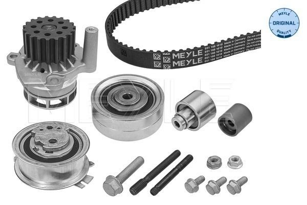 Original 151 049 9005 MEYLE Water pump + timing belt kit experience and price