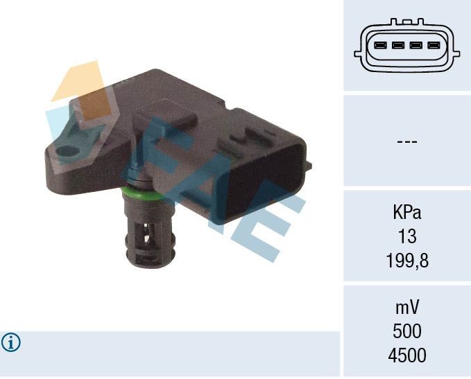 FAE Number of pins: 4-pin connector MAP sensor 15144 buy