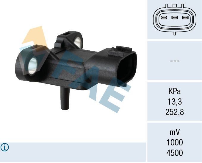 FAE 15160 Intake manifold pressure sensor 13 62 7 801 387