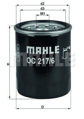 OC217/6 MAGNETI MARELLI 154005321270 Oil filter 1651060B01
