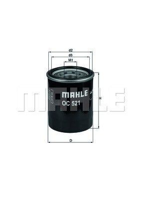 OC521 MAGNETI MARELLI 154068329350 Oil filter S2630-002501