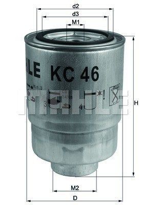 KC46 MAGNETI MARELLI 154074881170 Fuel filter 98037481