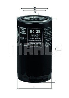 KC28 MAGNETI MARELLI 154076390240 Fuel filter 3315845