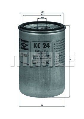 KC24 MAGNETI MARELLI 154078275120 Fuel filter 2RK127177 A