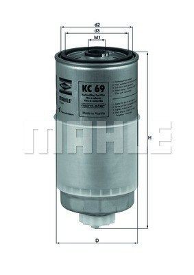 KC69 MAGNETI MARELLI 154087497800 Fuel filter 028127435C