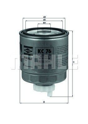 KC76 MAGNETI MARELLI 154096020790 Fuel filter MR355233PF