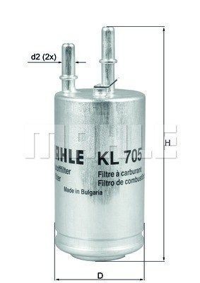 KL705 MAGNETI MARELLI 154703840380 Fuel filter 31274105