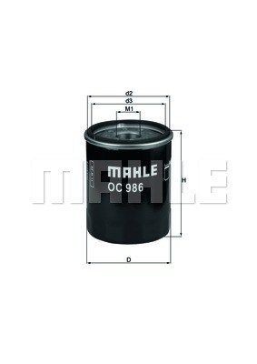 OC986 MAGNETI MARELLI 154705290720 Oil filter 6001073252