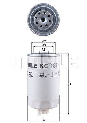KC186 MAGNETI MARELLI 154768163670 Fuel filter 952692