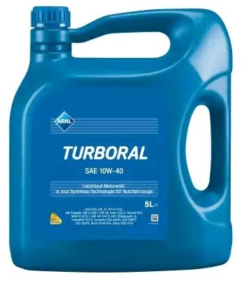 Buy Motor oil ARAL petrol 15569C Turboral 10W-40, 5l, Part Synthetic Oil