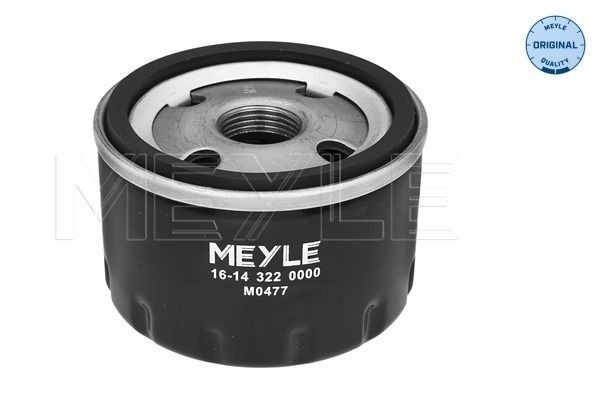 16-143220000 Oil filter MOF0075 MEYLE M20x1,5, ORIGINAL Quality, Spin-on Filter