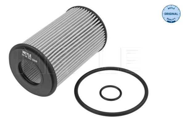 16-14 322 0009 MEYLE Oil filters RENAULT ORIGINAL Quality, with seal, Filter Insert