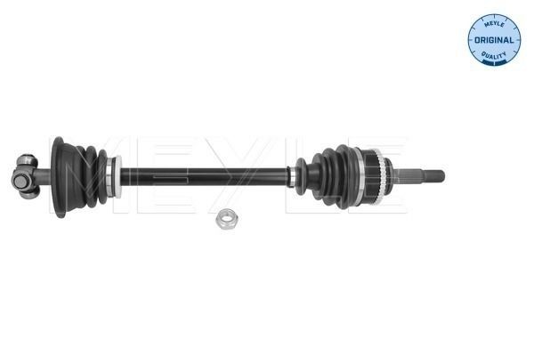 MEYLE 16-14 498 0040 Drive shaft Front Axle Left, 629mm, Ø: 26,5mm, ORIGINAL Quality