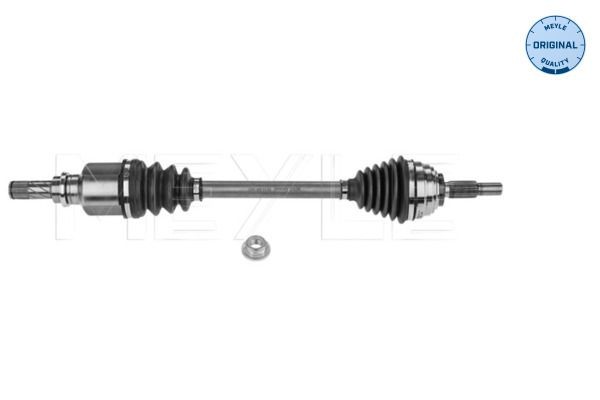 MEYLE 16-14 498 0057 Drive shaft Front Axle Left, 675mm, Ø: 25,2mm, ORIGINAL Quality
