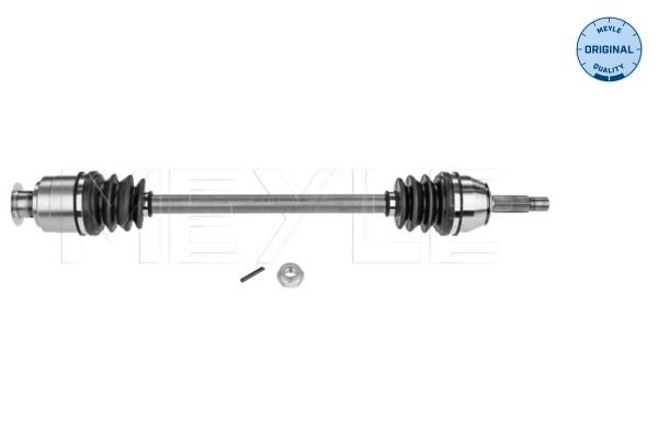 MEYLE 16-14 498 0058 Drive shaft Front Axle Right, 693,5mm, Ø: 26mm, ORIGINAL Quality