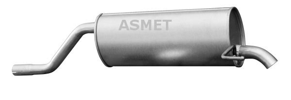 ASMET 16.099 Rear silencer