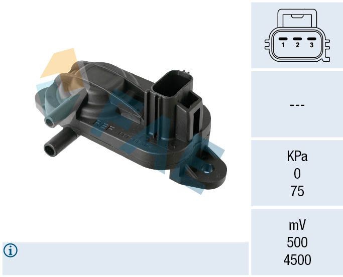 Capteur de pression de suralimentation pour Ford Kuga Mk1 2.0 TDCi