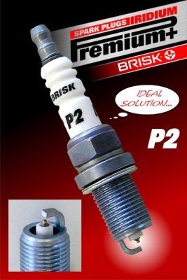 Original BRISK P2 Iridium Premium+ Engine spark plug 1620 for MERCEDES-BENZ C-Class