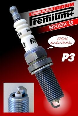 Spark plug set BRISK PetrolM14x1,25, Spanner Size: 16 mm - 1621